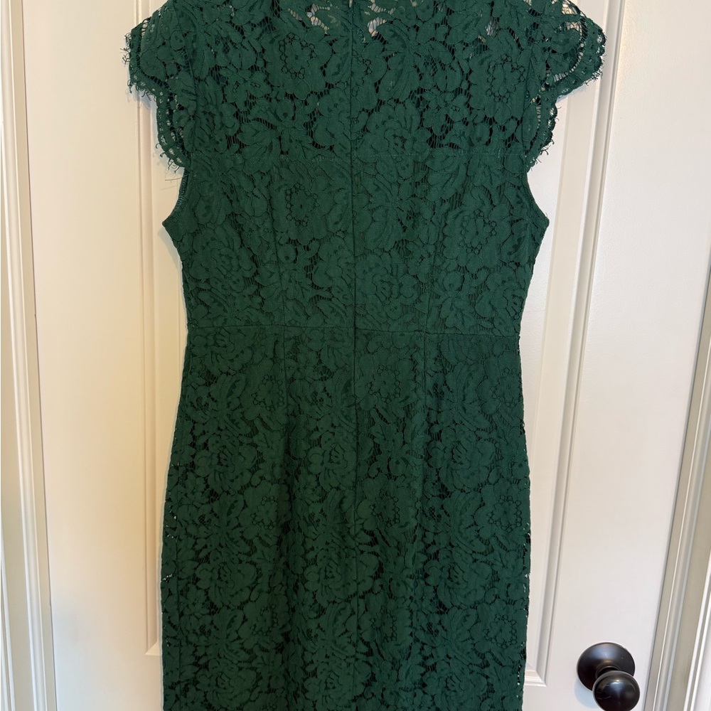 Elegant Green Lace Dress